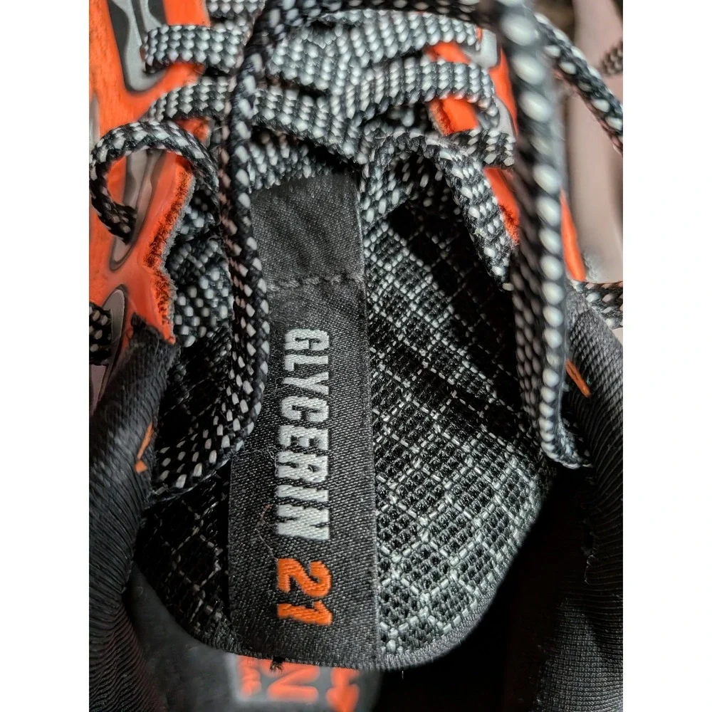 Brooks Glycerin 21 Womens Running Shoes Orange Black 1204081B846 Neutral Sneaker